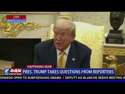 President Trump Takes Questions from Reporters 6 President Trump Takes Questions from Reporters