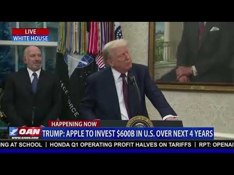 President Trump Announces $100 Billion Apple Investment 10 President Trump Announces $100 Billion Apple Investment