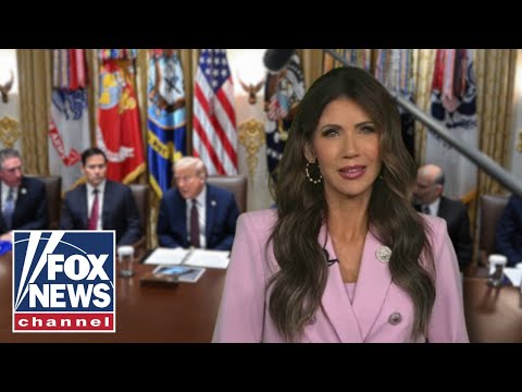 ‘FINALLY FREE AGAIN’: Noem reveals crime stats following Trump’s cabinet meeting