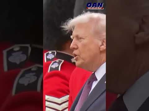 President Trump and The King conduct the Inspection of the Guard of Honor at Windsor Castle. 2 President Trump and The King conduct the Inspection of the Guard of Honor at Windsor Castle.