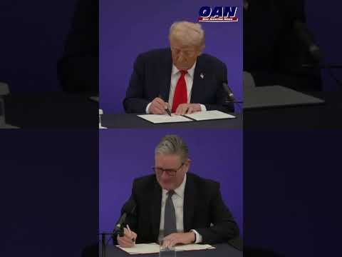 President Trump and PM Keir Starmer sign the historic U.S.- U.K. Tech Prosperity Deal. 6 President Trump and PM Keir Starmer sign the historic U.S.- U.K. Tech Prosperity Deal.