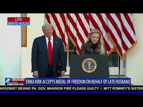 LIVE: President Trump to Award Charlie Kirk the Presidential Medal of Freedom 4 LIVE: President Trump to Award Charlie Kirk the Presidential Medal of Freedom
