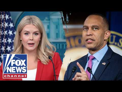 ‘STOP CALLING ME NAMES’: Leavitt fires back at Jeffries 5 ‘STOP CALLING ME NAMES’: Leavitt fires back at Jeffries