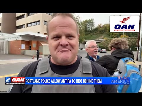 Are Antifa Running Portland Police? Inside the ICE Facility Chaos with Chad Caton on Real America 1 Are Antifa Running Portland Police? Inside the ICE Facility Chaos with Chad Caton on Real America