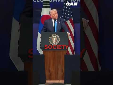 President Trump praises South Korea’s economic “miracle” and its free, enduring democracy.