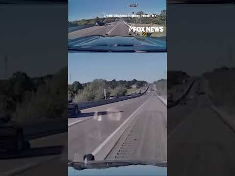 Hero jumps into action after semi loses tire on turnpike #foxnews #news #shorts #viral 1 Hero jumps into action after semi loses tire on turnpike #foxnews #news #shorts #viral