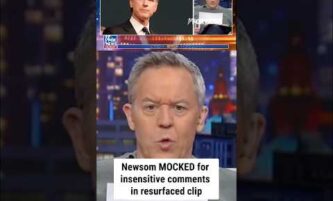 Gutfeld mocks Newsom for insensitive comments: 'BREAKS my heart!' #shorts #foxnews