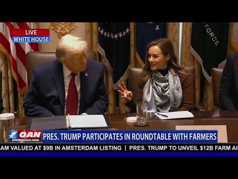 President Trump participates in a Roundtable