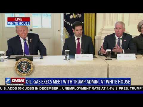President Trump Meets with Oil, Gas Execs at White House