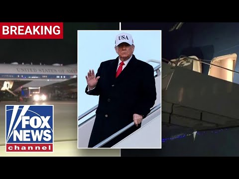 BREAKING: Air Force One turns around shortly after takeoff for Trump's trip to Switzerland
