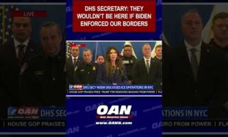 Sec. Kristi Noem: A NYC officer was shot by criminals who “never should have been here”