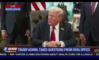 President Trump Makes Announcement from Oval Office