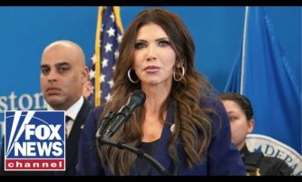 DHS Secretary Noem holds press conference