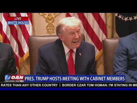 President Trump Host Meeting with Cabinet Members