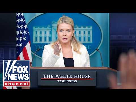 Karoline Leavitt briefs as US military buildup continues near Iran