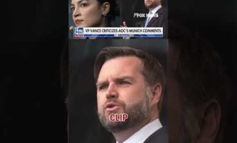 WATCH: Vance calls out AOC for 'uncomfortable' Munich comments #foxnews #news #shorts