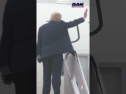 Trump Departs For Georgia