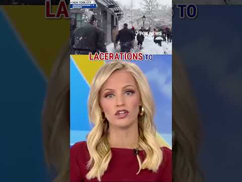 NYPD calls for arrests after mob snowball attack #shorts #us #news #NYPD