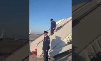 Secretary of War Pete Hegseth earlier today arriving at the Joint Base Andrews 4 Secretary of War Pete Hegseth earlier today arriving at the Joint Base Andrews