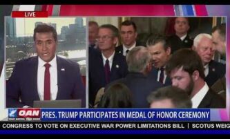 LIVE: President Trump Participates in Medal Of Honor Ceremony