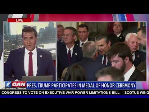 LIVE: President Trump Participates in Medal Of Honor Ceremony