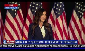 Noem Speaks After Replacement Announcement