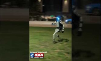 Humanoid robot is seen running after a herd of wild boars in Poland 3 Humanoid robot is seen running after a herd of wild boars in Poland