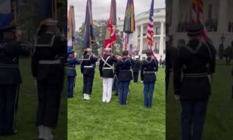 King Charles III and President Donald Trump walked side by side