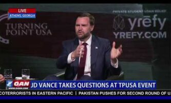 LIVE: JD Vance Speaks at TPUSA Event in GA.