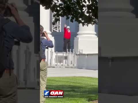 President Trump returned to the White House yesterday