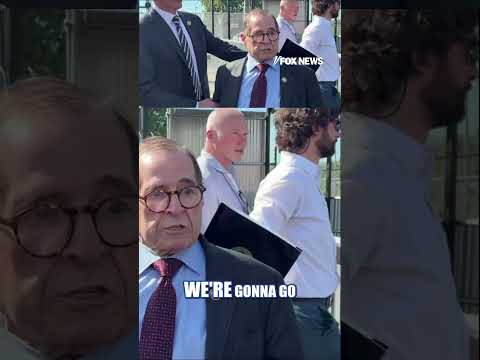 WATCH: Jerry Nadler EMERGES, trudges out of Delaney Hall for press  #foxnews #news #fox #us #usa
