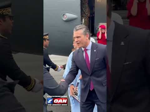 Secretary of War Pete Hegseth has arrived in Caen, France, ahead of D-Day anniversary commemorations
