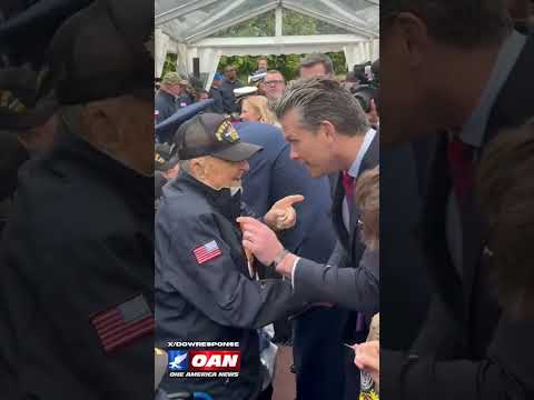 World War II veterans were honored at the Normandy American Cemetery Ceremony