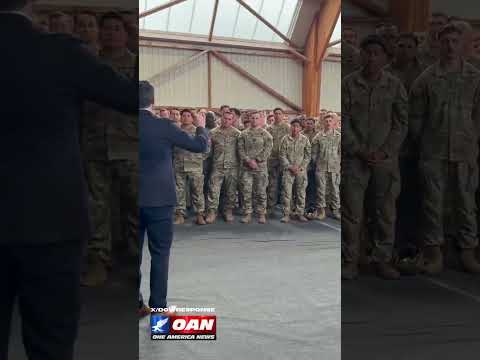Sec of War: "As is written in Isaiah, send me. And you said send me when you raise your right hand."