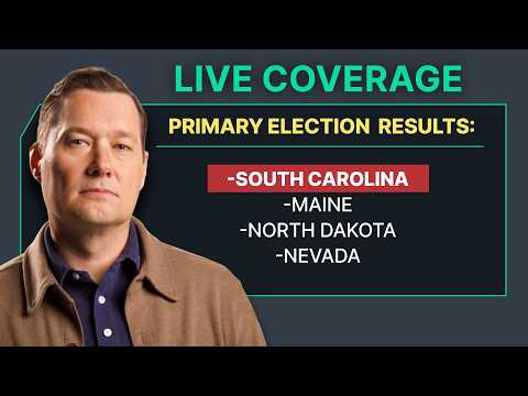 🔴LIVE: Key Primary Elections Tonight! | Lindsey Graham AGAIN?!… And South Carolina Governor Odds