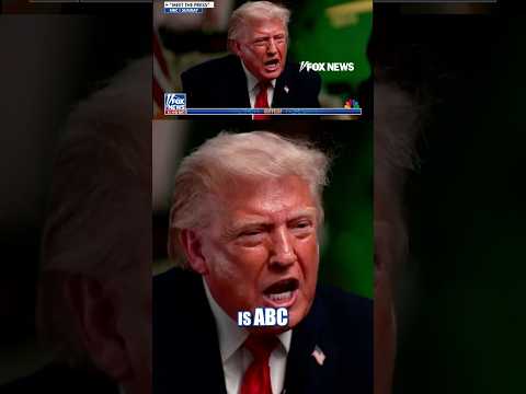 Trump STORMS OUT of NBC interview #shorts #trump #foxnews