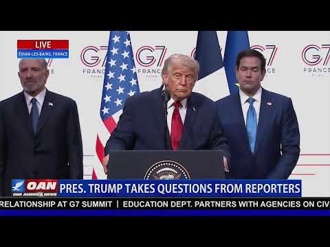 LIVE: PRESIDENT TRUMPS HOLDS PRESS CONFERENCE AS G-7 SUMMIT COMES TO AN END