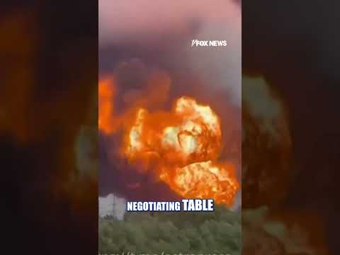 Ukrainian drone STRIKES critical Russian oil facility #shorts #us #news #foxnews #Russia #Ukraine