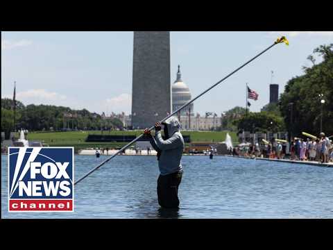 Former Olympian arrested for allegedly vandalizing Lincoln Memorial Reflecting Pool