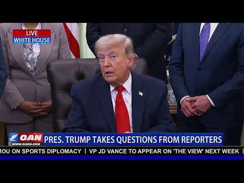 LIVE: TRUMP SPEAKS FROM OVAL OFFICE
