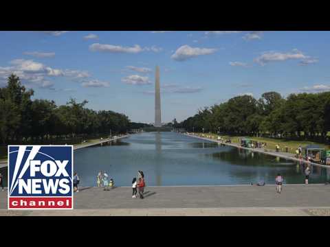 Liberal media BLASTED for focusing on reflecting pool while Trump addresses world conflicts