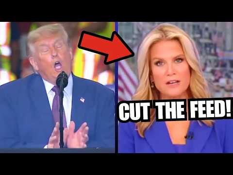 Fox News FORCED TO MUTE DISASTER Trump speech