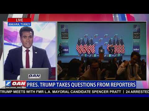 LIVE: PRESIDENT TRUMP SPEAKS AT THE NATO NEWS CONFERENCE