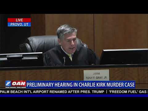 LIVE: ACCUSED CHARLIE KIRK ASSASSIN PRELIMINARY HEARING