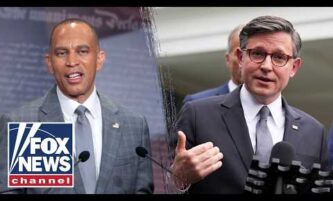 Speaker Johnson issues BOLD warning to Jeffries, Dems