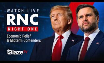WATCH LIVE: RNC Night 1 — Trump, Economic Relief & Midterm Contenders