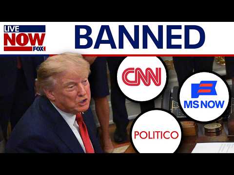 WATCH: Trump speaks to reporters after banning CNN, MSNOW & Politico from White House