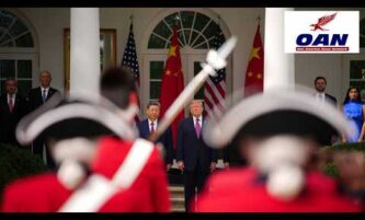 I OAN News I Trump Welcomes Xi to White House for Military Review 2 I OAN News I Trump Welcomes Xi to White House for Military Review