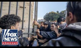 Masked rioters STORM Colosseum in Rome as violent unrest spreads
