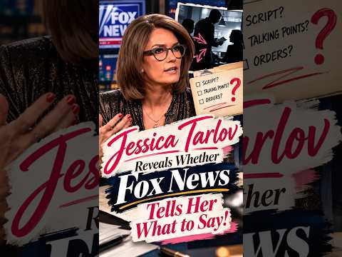 Jessica Tarlov Reveals Whether Fox News Tells Her What to Say! 😳🎤